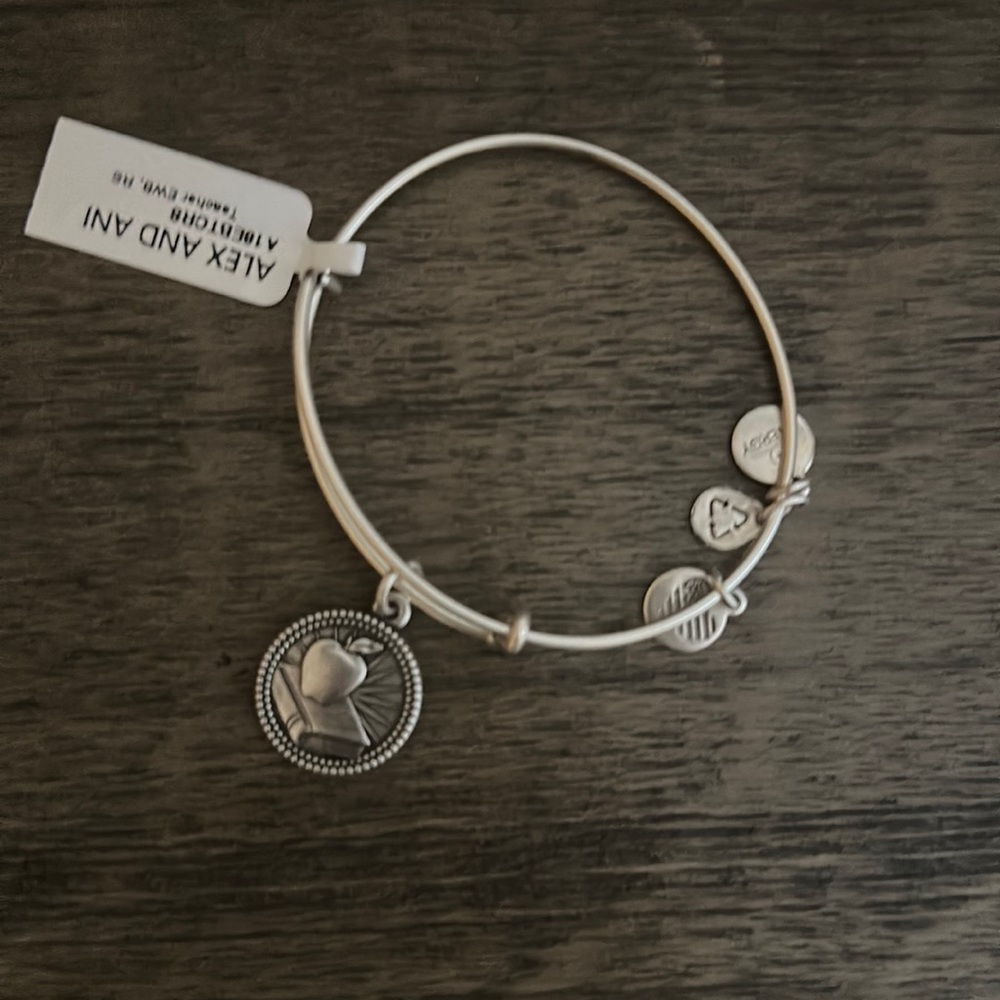 Brand new Alex and Ani Teacher Bracelet